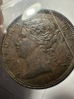 Mauritius 1883 Queen Victoria 2 Cents 2c Beautiful Coin Low Mintage