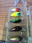 Crank Bait 5 Different 2 Inch Lures With Free Case Cb0003