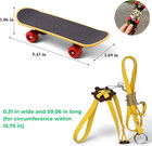 Adjustable Tortoise Leash And Funny Skateboard Set  Training Harness And Mini Sk