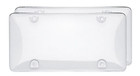 2pcs Clear License Plate Tag Frame Covers Bubble Shields Protector Us Stock