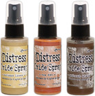 Tim Holtz  Distress Oxide Sprays 3 Colors Including Antique Linen  Tea Dye An   
