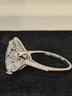 10ct  Moissanite  925 Sterling Silver Woman s Ring Size-6