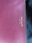 Kate Spade New York Burgundy Zip Wristlet Wallet W  Logo   Wrist Strap