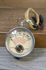 Vintage 1920s French Amper Lyon Pocket Watch Radio Voltmeter Dual Scale 6v 130v