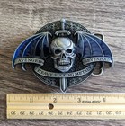 Avenged Sevenfold A7x Belt Buckle Deathbat Jeans Biker Heavy Metal  2