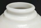 Corning 10    White Milk Glass Torchiere Floor Lamp Shade 2 7 8    Fitter Waffle