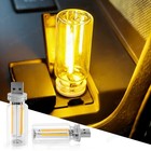 Car Usb Night Light Bulb Touch Dimmable Interior Ambient Warm White For Car home