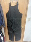 Carhartt Bib Overalls Mens 42x30 Insulated Coveralls R33-blk New Without Tags    