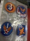 Antique Vintage Large Lot Of Military Service Misc Patches And Others In A Book 