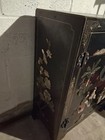 Asian Chinoiserie Style Cabinet With Semi-precious Stone Inlay