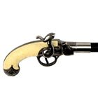 Antique Style Flintlock Gun Handle Cane Pirate Pistol Walking Stick Sturdy Canes