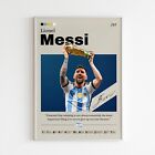 Lionel Messi Poster  Argentina Print Fan Gift  Football Print  Messi Wall Art