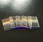 10pcs Defective Slim Prism Pbs Diy Decorative Prism Physics Light Research Glass