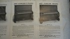 Antique Advertising Upright Grand Piano Flyers Netzow Mfg  Milwaukee
