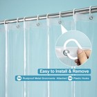 84       wide Clear Shower Curtain Liner 84 X 72 Inch Waterproof Premium Peva Wide