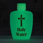 Luminous Holy Water Bottle  n1150  Holds 2 Oz -flip Top- Screw On Cap