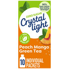   2 Pack  Crystal Light Drink Mix  10 Packets  Peach Mango Green Tea  0 8 Oz
