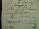 Civil War Maryland Confederate Engineer Cross Of Honor Certificate