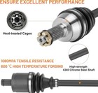 Front Rear Cv Axle With Bearing For Polaris Ranger 4 Pcs - Full Set W  Bearings