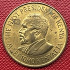 Kenya 1971 Nickel-brass 5 Cents  Mzee Jomo Kenyatta  Km  10