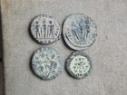 Lot Of 4 Roman Imperial  27 Bc-476 Ad  Bronze Coins