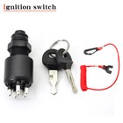 Ignition Switch Key W lanyard 5005801 Fit For Johnson Omc Evinrude Boat 40-200hp