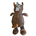 Dan Dee Brown Blue Striped Horse Pony Patch Plush Stuffed Animal Lovey Toy 13 