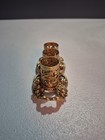 Vintage Hollywood Regency Triple Lipstick Holder Stylebuilt Gold Tone