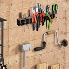 Tool Rail Rack Holder Screwdriver Organizer Wall Mount Hanger Shelf For Garage