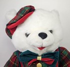 Vtg Dan Dee Kmart Christmas Bear 1996 Snowflake Teddy White 21  Plush Stuffed