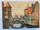 Jigsaw Puzzle  The Bridge-venice  270 Pieces Wooden  R  Tuck Zag Zaw Circa 1920