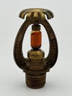 Vtg 60 s Grinnell Quartzoid Brass Fire Sprinkler Head Upright Model C 135  