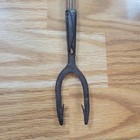 Antique Hand Forged Frog   Fish 2 Prong Barbed Gig Primitive Blacksmith Made