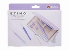 Japan New Tulip Etimo Murasaki Crochet Hook Set Cushion Grip Tem-001