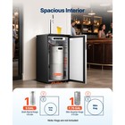 Uimoso 1 Tap Kegerator Draft Beer Dispenser W co2 Tank 92l Beverage Refrigerator