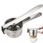 Potato Ricer Masher Heavy Duty Stainless Steel Press Mashed Potatoes Kitchen
