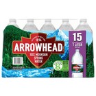 Arrowhead Natural Spring Water 1 Liter Bottle 15 Bottles carton 827173