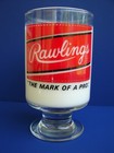 Vintage Htf Rawlings Glass Cup Mlb Baseball Glove The Mark Of A Pro Nos Unused