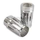 Fork Slider Cover Chrome For Harley Touring Road King Tri Glide Flhtcutg 80-19