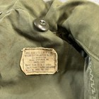 Vintage 1963 Us Army M-65 Og-107 Field Coat With Hood Mens Small Long Embroider