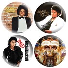 Michael Jackson 80s Pop King Of Pop 2 25  Pinback Buttons Retro Music 4 Pins Set