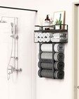 Wall Mounted Towel Rack For Bathroom - Bath Storage Holder Set Above Toilet 