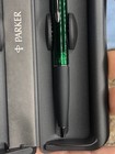 Parker Frontier Usa Transparent Green Pen   Pencil Set Works Nos