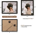 8x10 Picture Frame Set Of 5 Or 2  Black Photo Frames Display 8 x10  Pictures