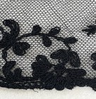 Yardage Antique Black Lace Edging Tambour Chantilly Lace Vintage 9 Yards A17