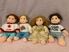 Set Of Four Ty Beanie Kids Ginger  Chipper  Tumbles  Princess 2000 10   Dolls