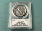 2021 American Eagle 1 Oz Palladium High-relief Ms70 Pcgs First Day Reagan Legacy