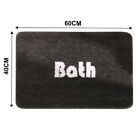 Absorbent Soft Bath Mat Non-slip Backbathroom Shower Mat Bath Rug