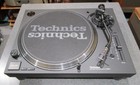 Technics Sl-1200mk7 Black With Dust Cover Direct Drive Dj Turntable System Used