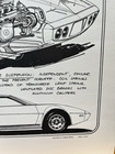 1973 Mid Engine Road And Track  Chevy Corvette Poster 20w X 16 T